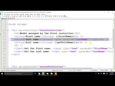 How To use multiple controllers into single webpage in Angular JS?.