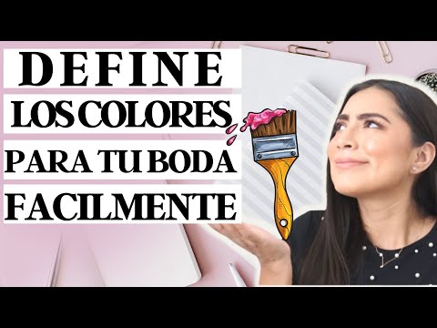 Video: Que Color Elegir Para La Decoración De La Boda