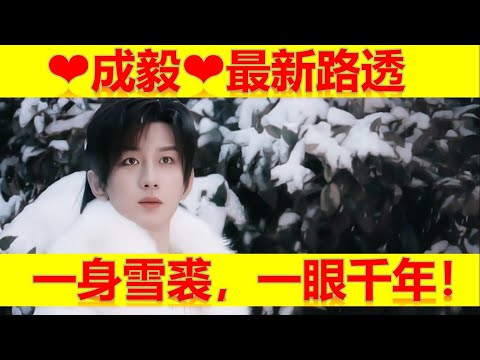 成毅：《狐妖小紅娘王權富貴》篇中的最新路透曝光 一身雪裘的成毅 一眼千年！【大播奇娛樂界】