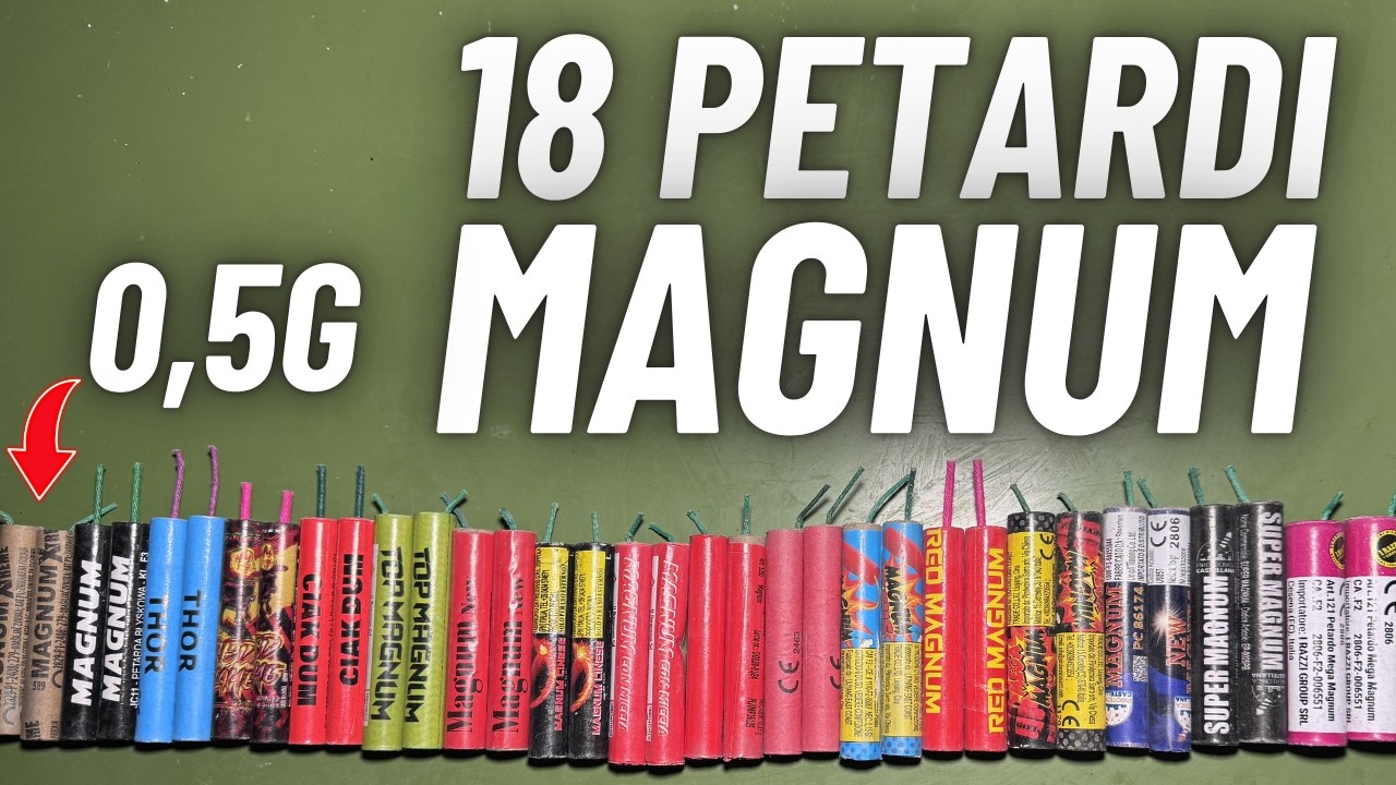 Super CONFRONTO tra 18 PETARDI MAGNUM al FONOMETRO: Quali sono i più POTENTI ?