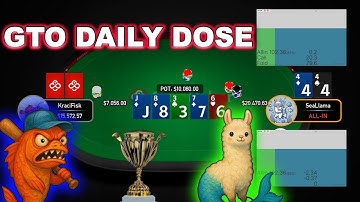 SeaLlama vs. KraciFisk 100/200 VIP Highlights + Solver Outputs (GTO Training)