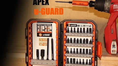APEX U-GUARD 38pc DRIVER BIT SET