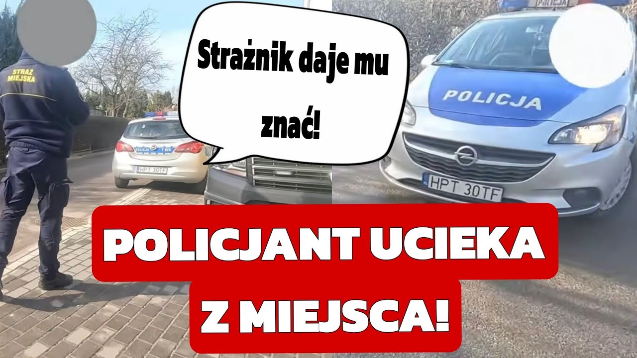 POLICJANT popełnia WYKROCZENIE - STRAŻNIK MIEJSKI NIE WIDZI ?! - RÓWNI I RÓWNIEJSI OSTRÓDA