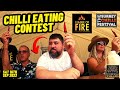 Chili eating contest  spicy pepper eating extravaganza surrey chilli festival day 1  sept 2023