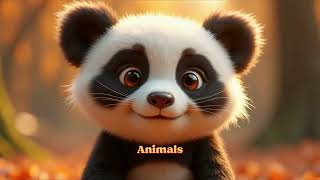 Panda Talking about Save Environment