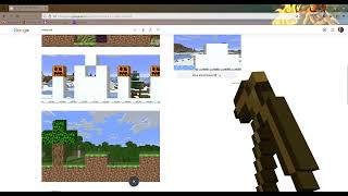 Playing minecraft on google search