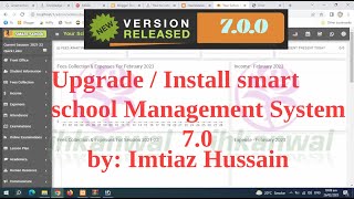 how to install smart school management system 7.o by #ihkanwal