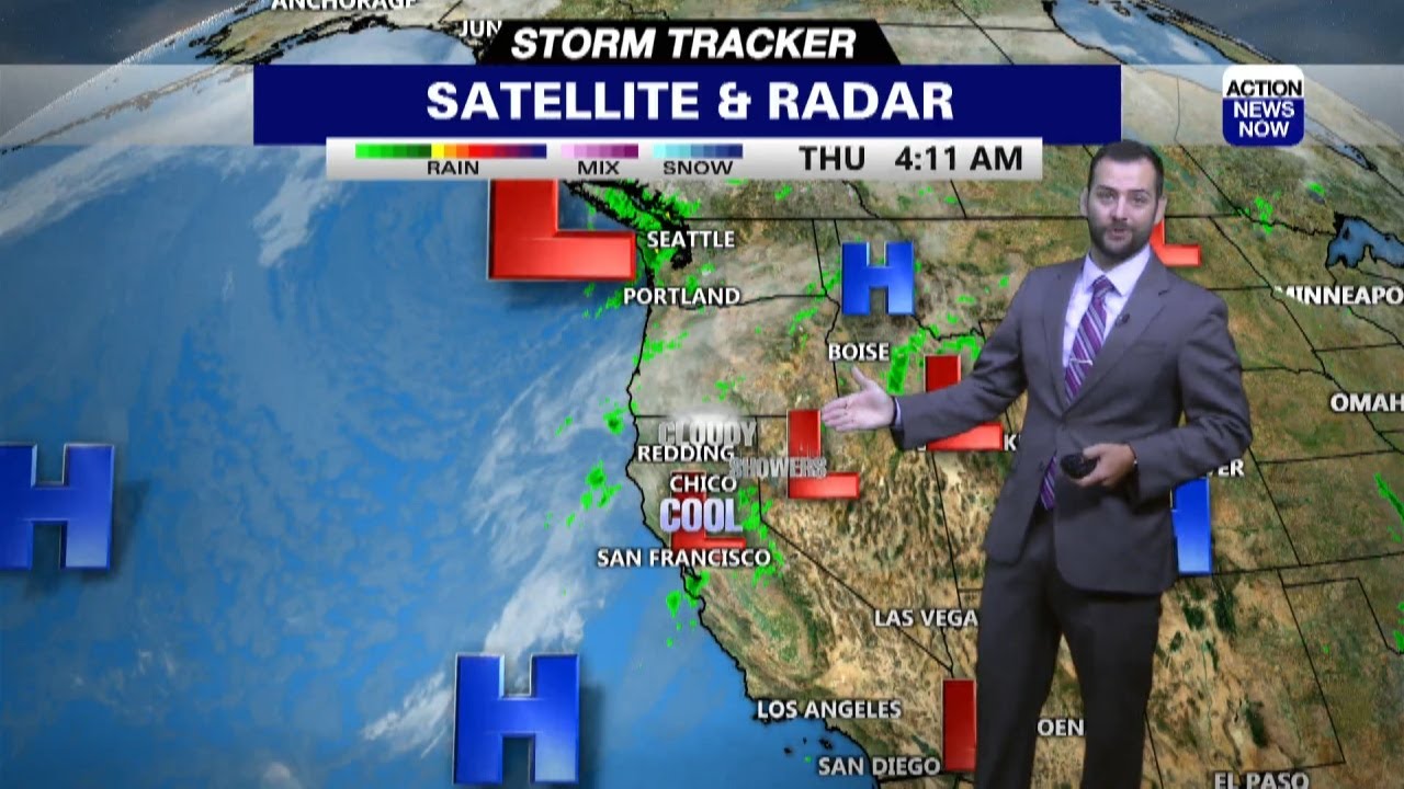 Storm Tracker Forecast: Cool with shower chances persisting late week ...
