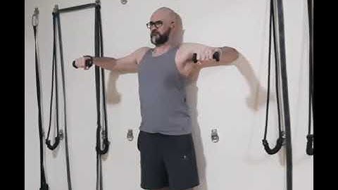 Shoulder Rotator Cuff - External Rotation  - wall supported - dumbells