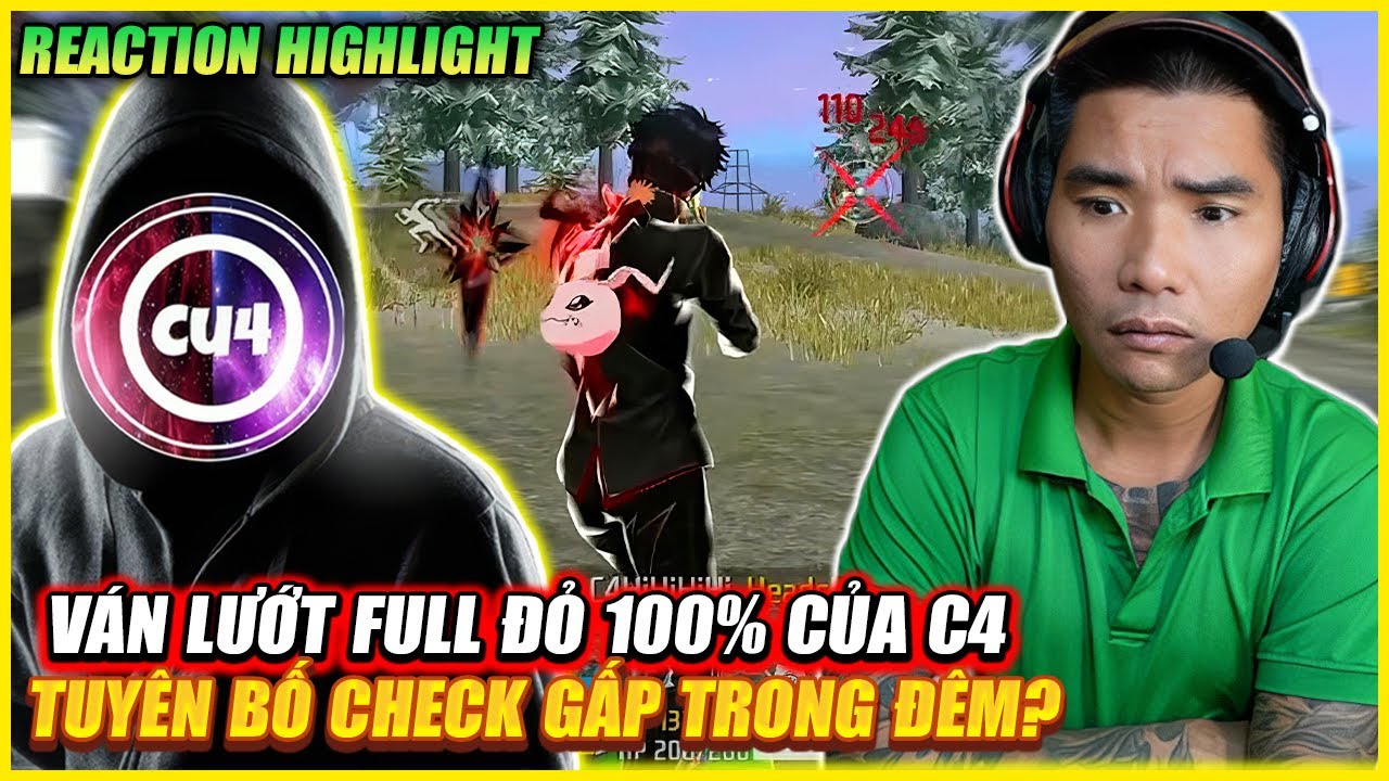 REACTION HIGLGIHT CÊ BỐN VÁN LƯỚT FULL ĐỎ 100% , PHẢI CHECK GẤP TRONG ĐÊM .