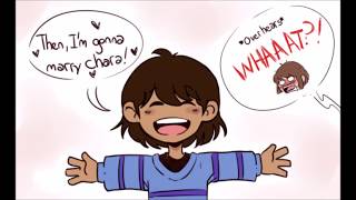 Chara x Frisk (Charisk) Undertale Comic dub