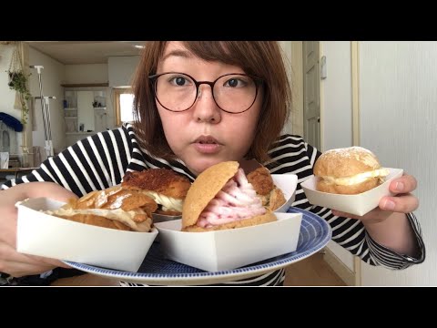 六花亭シュークリーム専門shop全5種 Youtube