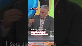 Soto Jiménez revela intento de revuelta militar contra Balaguer