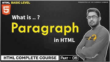 06. Paragraph in Html How to use Paragraph tag for beginers in hindi Part - 6