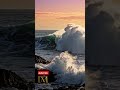 Huge crashing waves at the coast #coast