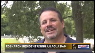 Copy of Resident uses AquaDam to protect home from floodwaters