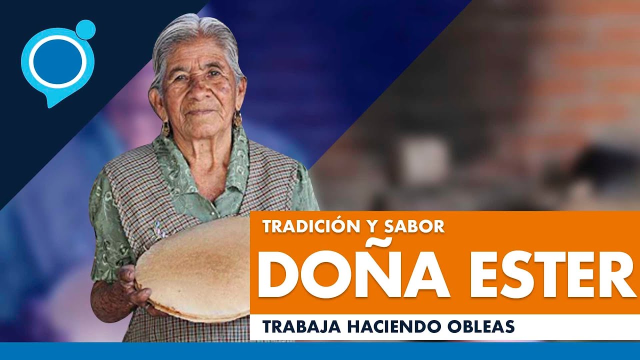 Doña Ester, a pesar de los años, sigue elaborando obleas en Oaxaca
