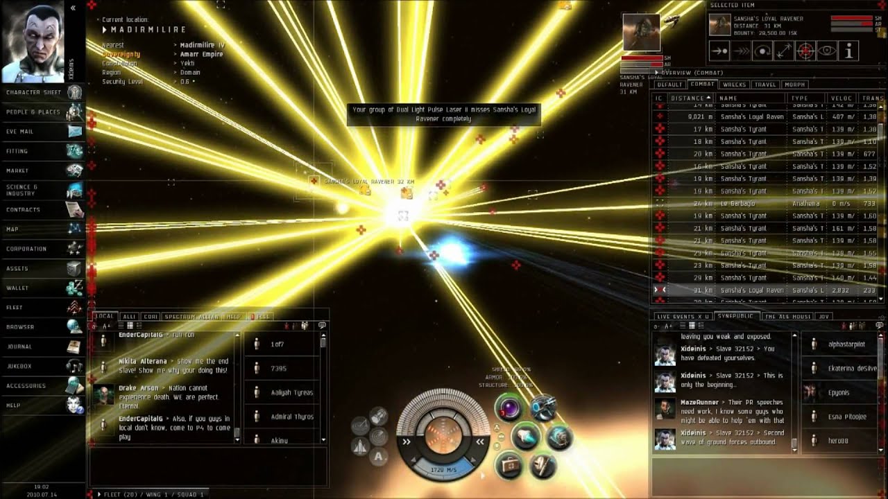 EVE Online - Madirmilire Sansha Invasion Pt. 1