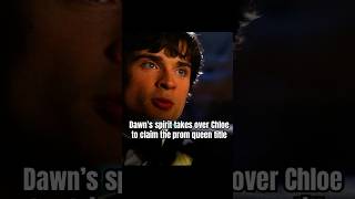 Dawn’s spirit takes over Chloe to claim the prom queen title.#foryou #smallville #shortvideo