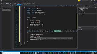 C# Training - 13 - Classes (Object Oriented Programming)