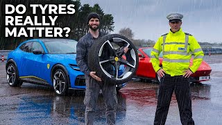 Police Officer Pushes 4 Ferraris to the Limit | Cold Weather Tyres vs Standard screenshot 3