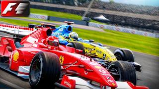 I RECREATED THE 2006 US GP! 19,000 RPM, V8 ENGINE AND ALONSO VS. SCHUMACHER! screenshot 4