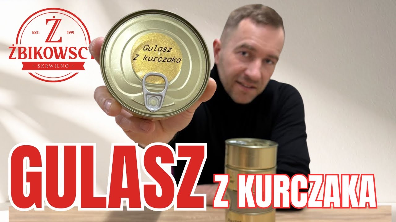 Gulasz z KURCZAKA z warzywami w puszce