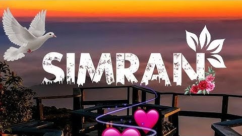 Simran Name Status❣️/Wajah Tum Ho Song/WhatsApp Status/#trending/#viral/#status/#shorts/#short#reels