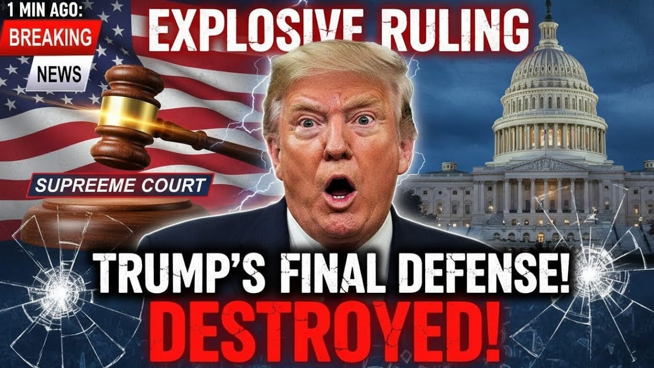 JUST NOW: Supreme Court Ruling Shatters Trump’s Last Line of Defense
