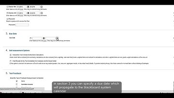 Deploying a Test - Blackboard Learn