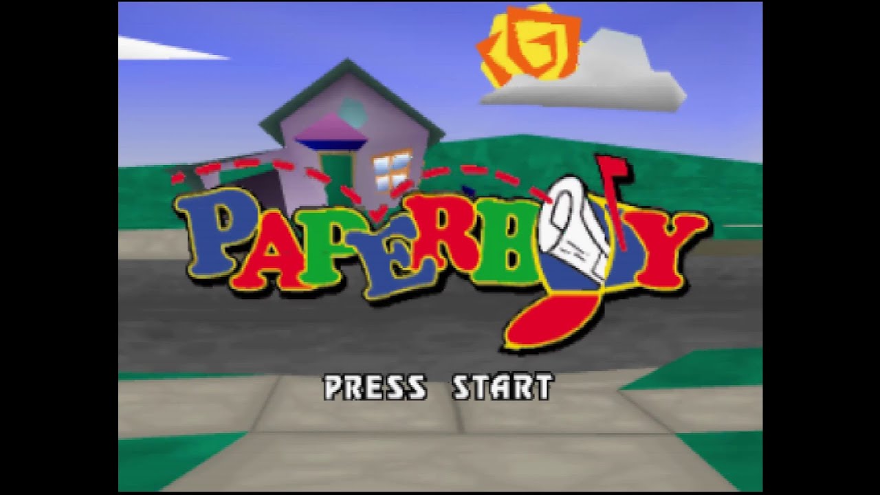 Paperboy (Nintendo 64) – Écran-titre (Europe - PAL) – 1080p - YouTube