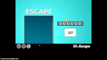 40x Escape levels 1-35