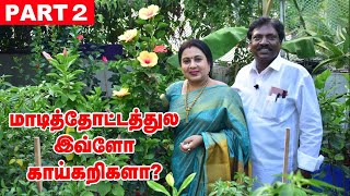 அனிதா குப்புசாமி மாடித்தோட்டம் | Anitha Kuppusamy Terrace Garden PART - 2