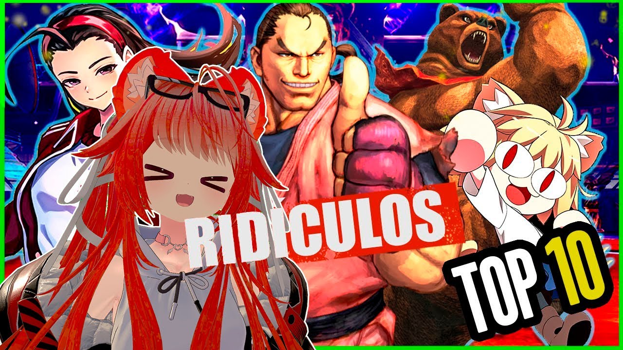 Vicko reacciona Los 10 Personajes De BROMA Más PODEROSOS de los Juegos de Pelea