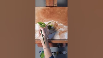 OIL PAINTING TUTORIAL| HOW TO PAINT APPLE BY laurenpretorius