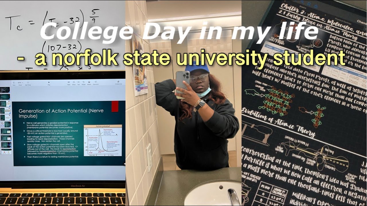 HBCU VLOG: realistic day in the life at Norfolk State University - YouTube