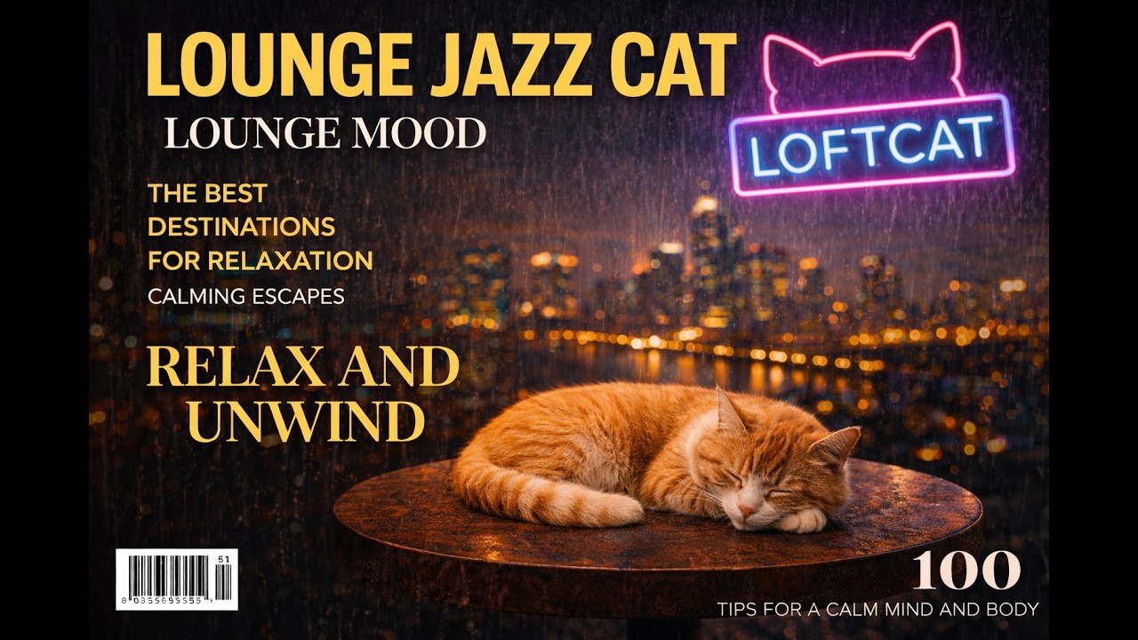 ~LOUNGE JAZZ CAT~ | The Best MUSIC For Your Relaxation | Calming Music