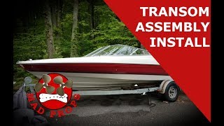 Ep3: Transom Plate and Gimbal Housing Install