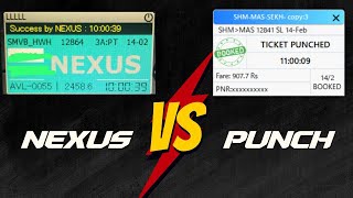 nexus vs punch live booking 12 second tatkal software screenshot 4
