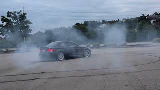 BMW 135i Burnout and Donut