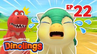 ep22 don t cry anka boo boo song season 2 dinolings pinkfong