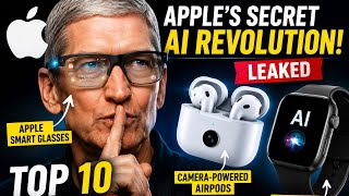 Apple’s Secret AI Revolution: Smart Glasses, Camera-Powered AirPods & Next-Gen Wearables Leak