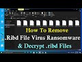 Ribd Virus (.Ribd Files) Ransomware Removal + Decrypt .Ribd Files