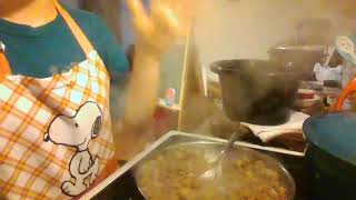 Crocktober | Crockpot cabbage and cheesy burger baked potatoes