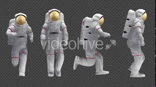 Astronaut - Walk And Run Animations (4-Pack) | Motion Graphics - Videohive template Astronaut - Walk And Run Animations (4-Pack) | Motion Graphics - Videohive template