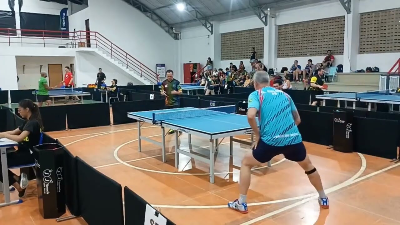 (Leandro Balby x Geime Caldas) Semifinal Veterano45 - 4ª ETAPA Campeonato Paraibano de Tênis de Mesa