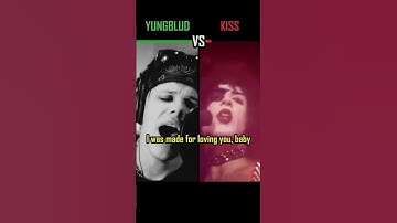 Thumbnail of YUNGBLUD vs KISS - I Was Made For Lovin' You - #shorts #versus #music