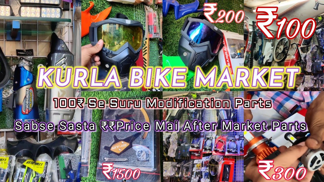Kurla Bike Market Sabse Sasta After Market Parts Kurla cst road