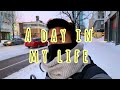 A day in a life ( barbershop, gym, eat)