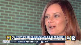 Norovirus, flu and cold cases increasing in Md.